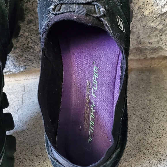 Skechers Black Slip On Shoes size 8.5 - Picture 4 of 13